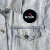 Badge Rond 5 Cm Femme super fille de demain (En situation)