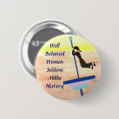 Badge Rond 5 Cm Femmes bien comportées (Devant & derrière)