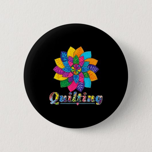 Badge Rond 5 Cm Femmes Cool De Couture De Patchwork Amour Modèles (Devant)
