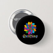 Badge Rond 5 Cm Femmes Cool De Couture De Patchwork Amour Modèles (Devant & derrière)