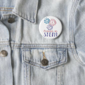 Badge Rond 5 Cm Femmes en STEM (En situation)
