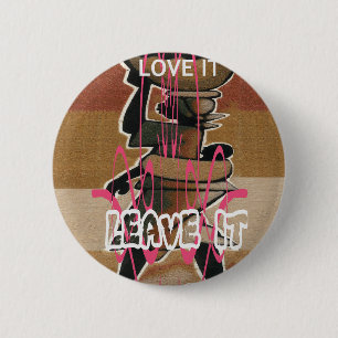 Badge Rond 5 Cm Femmes et enfants La vie n'est pas juste ; habitue