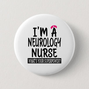 Badge Rond 5 Cm Femmes Neurologie Infirmière Funny École De Nourri