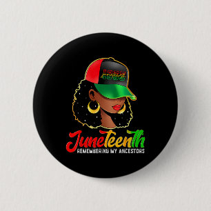 Badge Rond 5 Cm Femmes noires 19ème commémoration de mes ancêtres