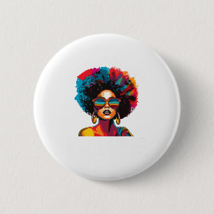 Badge Rond 5 Cm Femmes noires Drogue sans apologisme JunetDix Noir