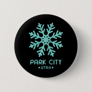 Badge Rond 5 Cm Femmes Park City Utah Ski