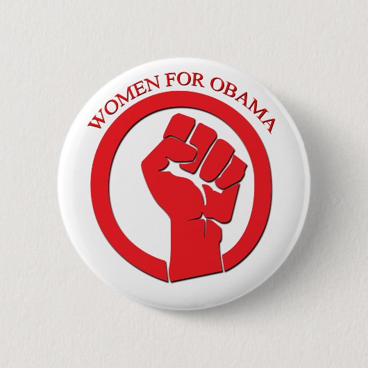 Badge Rond 5 Cm Femmes pour Obama (Devant)