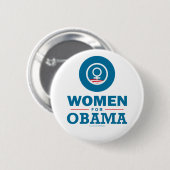 Badge Rond 5 Cm Femmes pour Obama (Devant & derrière)