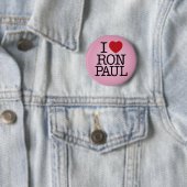 Badge Rond 5 Cm Femmes pour Ron Paul 2012 (En situation)