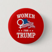BADGE ROND 5 CM FEMMES POUR TRUMP (Devant)