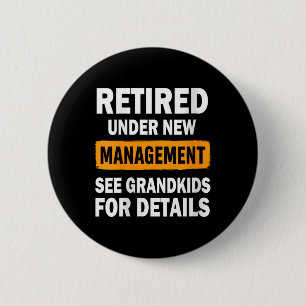 Badge Rond 5 Cm Femmes Retraitées Sous Nouvelle Direction Voient P