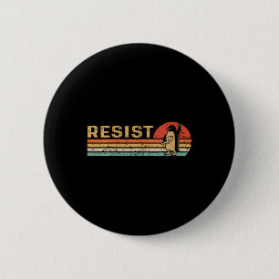 Badge Rond 5 Cm Femmes Retro Sunset Penguin Résiste aux manguins P