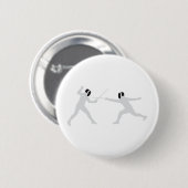 Badge Rond 5 Cm fencing (Devant & derrière)