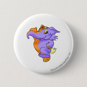 Badge Rond 5 Cm Fente d'Elephante