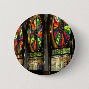 Badge Rond 5 Cm Fentes Vegas