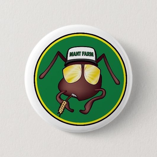 Badge Rond 5 Cm Ferme de Mant le bouton (Devant)