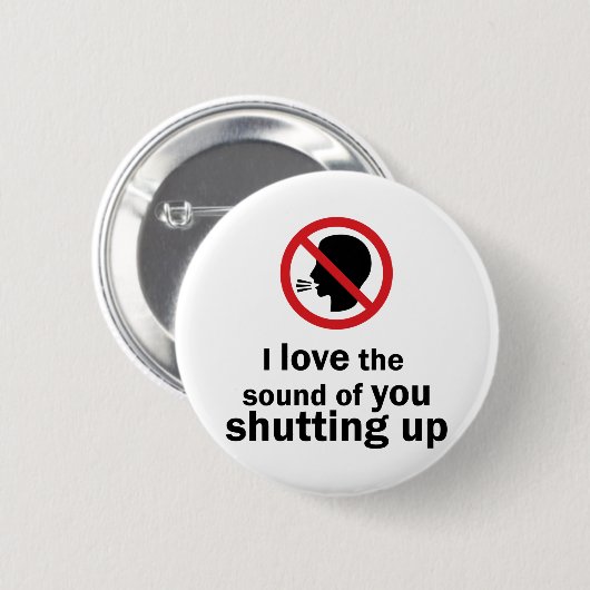 Badge Rond 5 Cm Fermer (Devant & derrière)