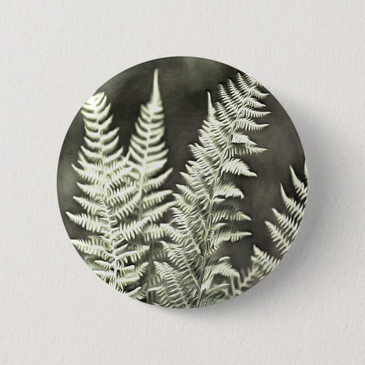 Badge Rond 5 Cm Fern Artistic Abstrait (Devant)