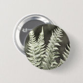 Badge Rond 5 Cm Fern Artistic Abstrait (Devant & derrière)