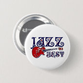 BADGE ROND 5 CM FEST DE JAZZ (Devant & derrière)