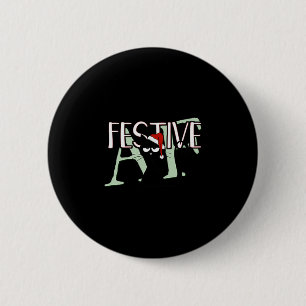 Badge Rond 5 Cm Festif Af Ironique Sarcastique Joyeux Noël Chat Pr