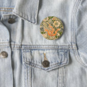 Badge Rond 5 Cm Festival de fleurs de William Morris Spring Compto (En situation)