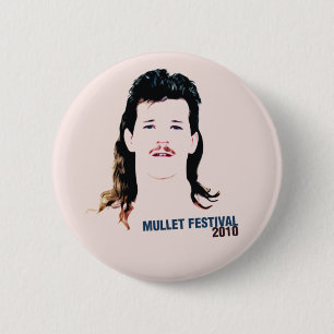 Badge Rond 5 Cm Festival Mullet 2010