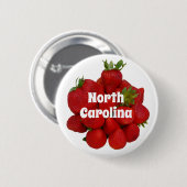 Badge Rond 5 Cm Festivals de fraises rouges Photographie (Devant & derrière)