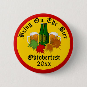 Badge Rond 5 Cm Fête annuelle de la bière - Bouton Bier