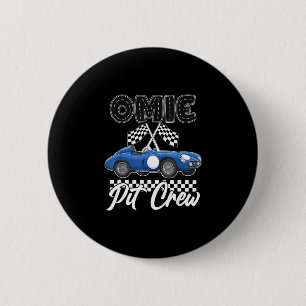 Badge Rond 5 Cm Fête d'anniversaire de course de voiture de course