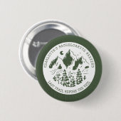 Badge Rond 5 Cm Fête de Bachelorette de Camping Simple Moderne pou (Devant & derrière)