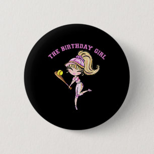 Badge Rond 5 Cm Fête de fille d'anniversaire Douce 6 7 8 9 10 11 1