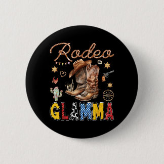 Badge Rond 5 Cm Fête de garçon d'anniversaire Cowboy occidental Ro