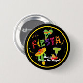 Badge Rond 5 Cm Fête de la Fiesta Cinco De Mayo Pin BUTTON (Devant & derrière)