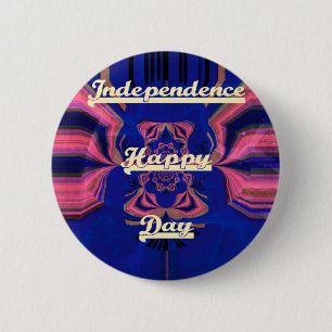 Badge Rond 5 Cm Fête de l'Indépendance