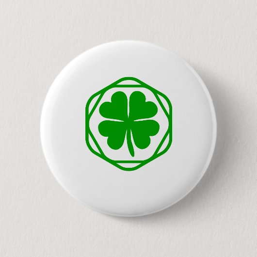 Badge Rond 5 Cm Fête de Lucky Charm St. Patrick (Devant)