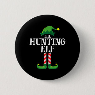 Badge Rond 5 Cm Fête de Noël du groupe Famille de jumelage des elf