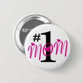 Badge Rond 5 Cm Fête des Mères (Devant & derrière)