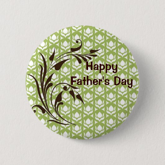 Badge Rond 5 Cm Fête des pères heureuse (Devant)