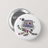 Badge Rond 5 Cm Fête Du Mariage Marié Et Marié (Devant & derrière)