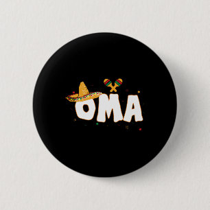 Badge Rond 5 Cm Fête mexicaine Cinco De Mayo Oma grand-mère 
