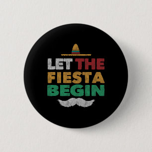Badge Rond 5 Cm Fête mexicaine Funny Cinco De Mayo