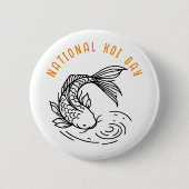 Badge Rond 5 Cm Fête nationale de Koi (Devant)