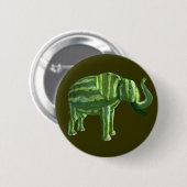 Badge Rond 5 Cm Fête nationale de la pastèque Eléphant (Devant & derrière)