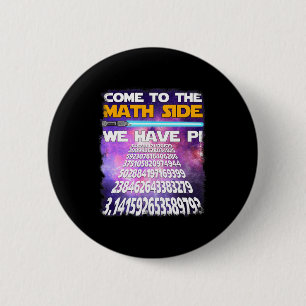 Badge Rond 5 Cm Fête Nationale Du Pi 14 Mars 2025 Venez À Math Sid