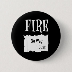 Badge Rond 5 Cm Feu - Costume de taco Halloween paquet chaud