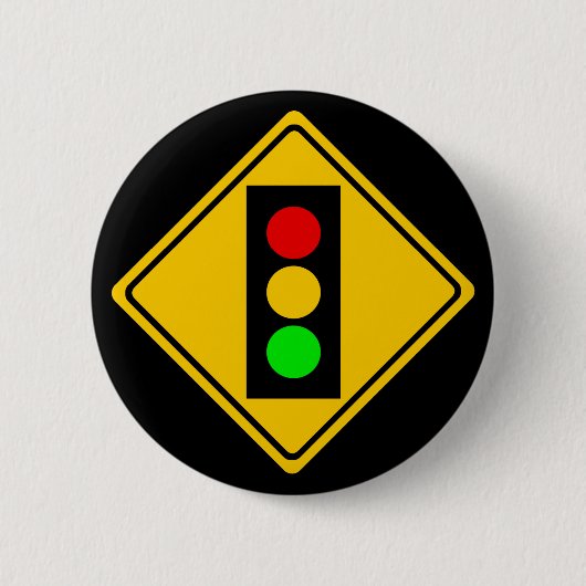 Badge Rond 5 Cm Feu d'arrêt en avant (Devant)