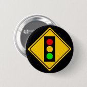 Badge Rond 5 Cm Feu d'arrêt en avant (Devant & derrière)