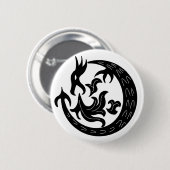 Badge Rond 5 Cm Feu de dragon (Devant & derrière)
