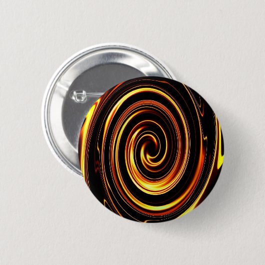 Badge Rond 5 Cm Feu Spiral (Devant & derrière)
